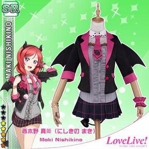 LoveLive Maki Devil Costume Wig Included Halloween